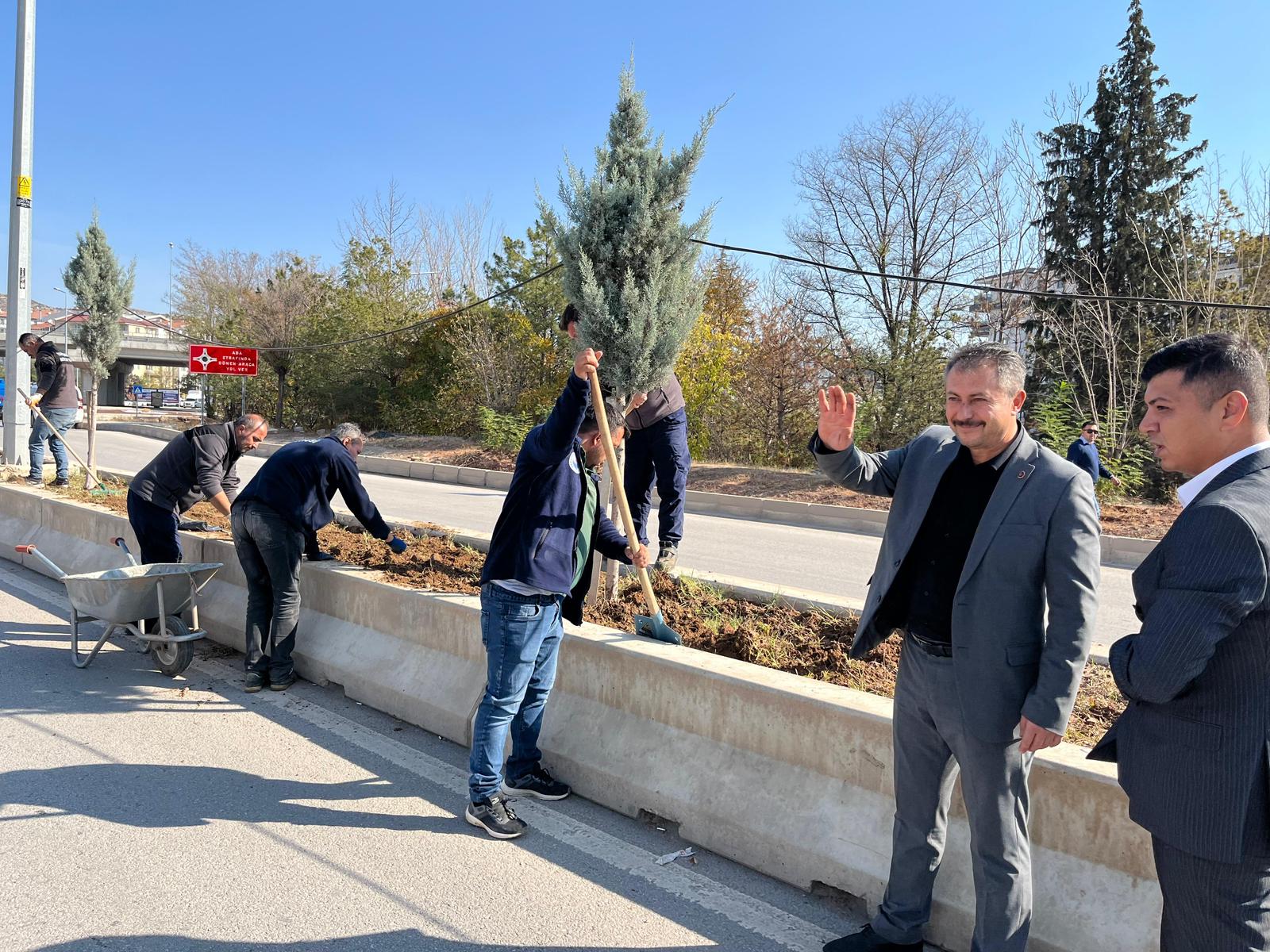 BELEDİYE BAŞKAN YARDIMCIMIZ SAYIN İBRAHİM AYDIN YAPILAN ÇALIŞMALARI YERİNDE İNCELEDİ